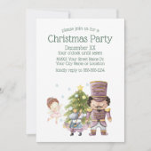 Weihnachts Nutcracker Sugum Fairy & Mouse King Einladung (Vorderseite)