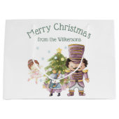 Weihnachts Nutcracker Sugum Fairy & Mouse King Große Geschenktüte (Vorderseite)