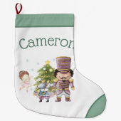 Weihnachts Nutcracker Sugum Fairy & Mouse King Großer Weihnachtsstrumpf (Vorderseite)