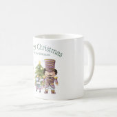 Weihnachts Nutcracker Sugum Fairy & Mouse King Kaffeetasse (VorderseiteRechts)