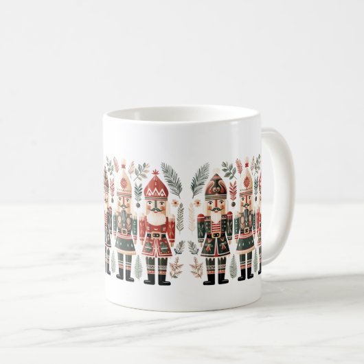 Weihnachts-Nutcracker-Tasse Kaffeetasse (VorderseiteRechts)