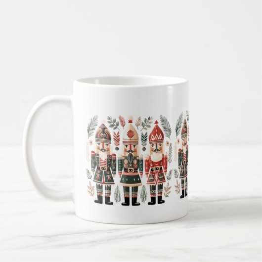 Weihnachts-Nutcracker-Tasse Kaffeetasse (Links)