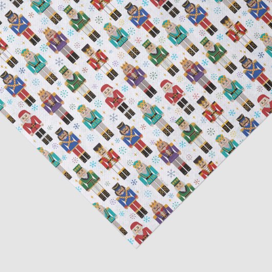 Weihnachts Nutcracker Tower Soldier Holiday Seidenpapier (Ausschnitt)