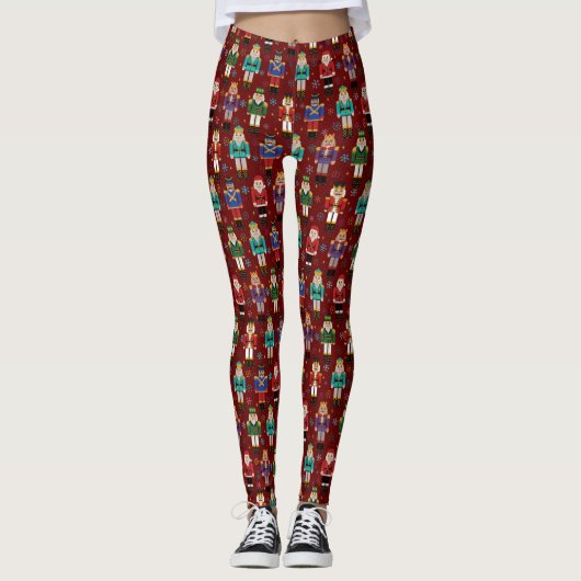 Weihnachts-Nutcracker Tower Soldier Leggings (Vorderseite)