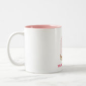 Weihnachts Nutcracker Tower Soldier Snow Globe Zweifarbige Tasse (Links)