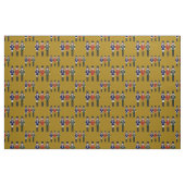 Weihnachts Nutcracker Trio Gold Fabric Stoff (Fat Quarter (45,7 x 55,9 cm))