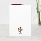 Weihnachts-Nutcracker Twp Custom-Foto Karte (Rückseite)