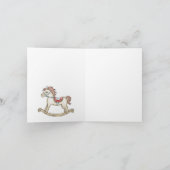 Weihnachts-Nutcracker und Baum-Großson Karte (Innenseite)