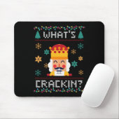 Weihnachts Nutcracker Whats Crackin Funny Xmas Men Mousepad (Mit Mouse)