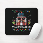 Weihnachts Nutcracker Whats Crackin Funny Xmas Men Mousepad (Mit Mouse)