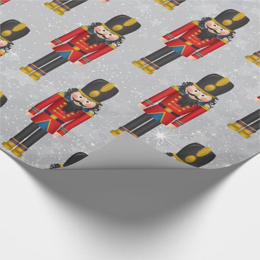 Weihnachts-Nutcracker Xmas Soldier Geschenkpapier (Ecke)