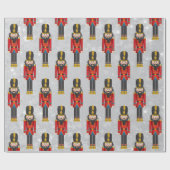 Weihnachts-Nutcracker Xmas Soldier Geschenkpapier (Flach)