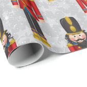 Weihnachts-Nutcracker Xmas Soldier Geschenkpapier (Rolleneckpunkt)