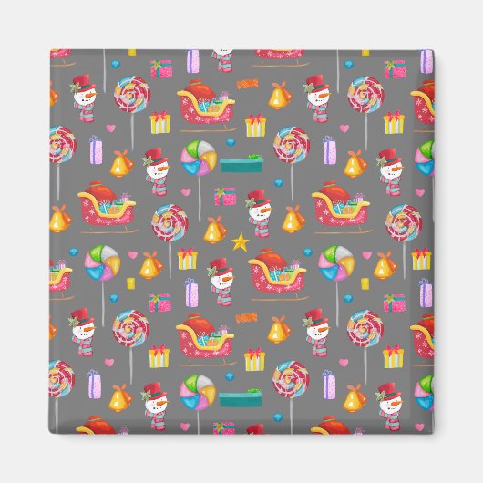 Weihnachts-Nutcrackers Frohe Weihnachten Magnet (Vorne)