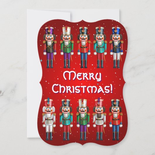 Weihnachts-Nutcrackers-Platon Feiertagskarte (Vorderseite)