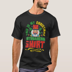 Weihnachts-Nutcracking-Neuheit feierliches Design T-Shirt