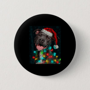Weihnachts Ochse auf Button