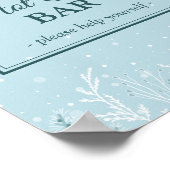 Weihnachts- oder Winterferien-Party - Hot Cocoa Ba Poster (Ecke)