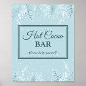 Weihnachts- oder Winterferien-Party - Hot Cocoa Ba Poster (Vorne)