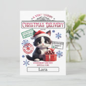 Weihnachts-Offiziell-Nizza-Liste Einladung (Stehend Vorderseite)