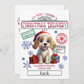 Weihnachts-Offiziell-Nizza-Liste Einladung (Vorne/Hinten)