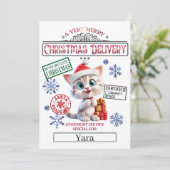 Weihnachts-Offiziell-Nizza-Liste Einladung (Stehend Vorderseite)