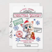 Weihnachts-Offiziell-Nizza-Liste Einladung (Vorne/Hinten)