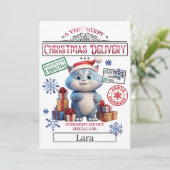 Weihnachts-Offiziell-Nizza-Liste Einladung (Stehend Vorderseite)