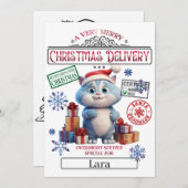 Weihnachts-Offiziell-Nizza-Liste Einladung (Vorne/Hinten)