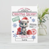 Weihnachts-Offiziell-Nizza-Liste Einladung (Stehend Vorderseite)