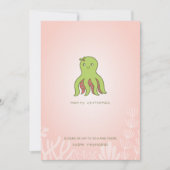 Weihnachts-Oktopus Flat Holiday Card Feiertagskarte (Vorderseite)