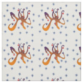 Weihnachts-Oktopus Stoff (Muster)
