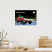 Weihnachts-Oldtimer Poster (Küche)