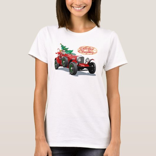 Weihnachts-Oldtimer T-Shirt (Vorderseite)