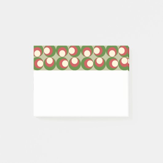 Weihnachts-Oliven Post-it Klebezettel (Vorderseite)