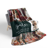 Weihnachts-Oma 5 Fotos mit Begleiter Personalisier Sherpadecke