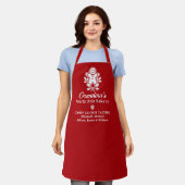 Weihnachts-Oma-Feiertagsbacken Schürze (Getragen)