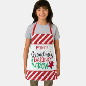 Weihnachts-Oma's backende Crew geben Namen Schürze (Insitu)