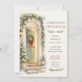 Weihnachts-Open-House-Einladung Einladung (Vorderseite)