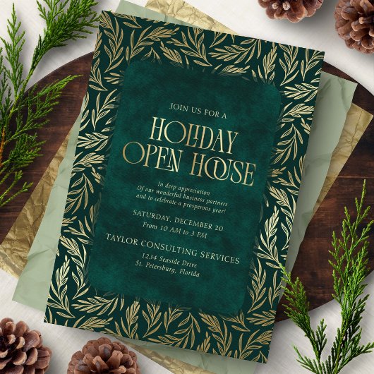 Weihnachts-Open-House-Einladung Einladung