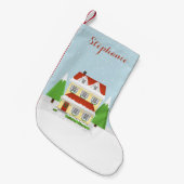 Weihnachts-Open-House Kleiner Weihnachtsstrumpf (Vorderansicht (hängend))