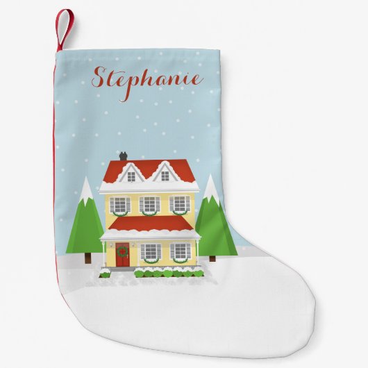 Weihnachts-Open-House Kleiner Weihnachtsstrumpf (Vorderseite)