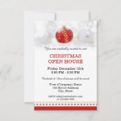 Weihnachts-Open House-Party Einladung (Vorderseite)
