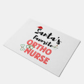 Weihnachts-Orthopädie Fußmatte (Schrägansicht)