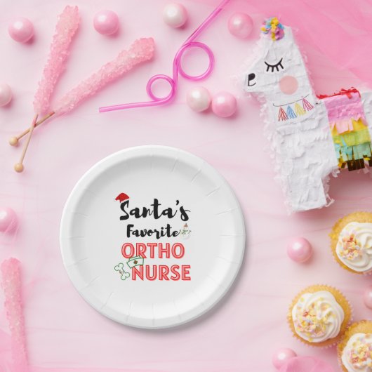 Weihnachts-Orthopädie Pappteller (Party)