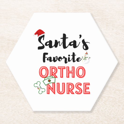 Weihnachts-Orthopädie Untersetzer (Vorderseite)