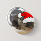 Weihnachts-Otter Button (Vorne & Hinten)