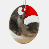 Weihnachts-Otter Keramikornament (Rechts)