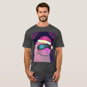 Weihnachts-Otter mit Weihnachts-Hat-Freunden T-Shirt (Vorne ganz)
