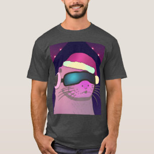 Weihnachts-Otter mit Weihnachts-Hat-Freunden T-Shirt